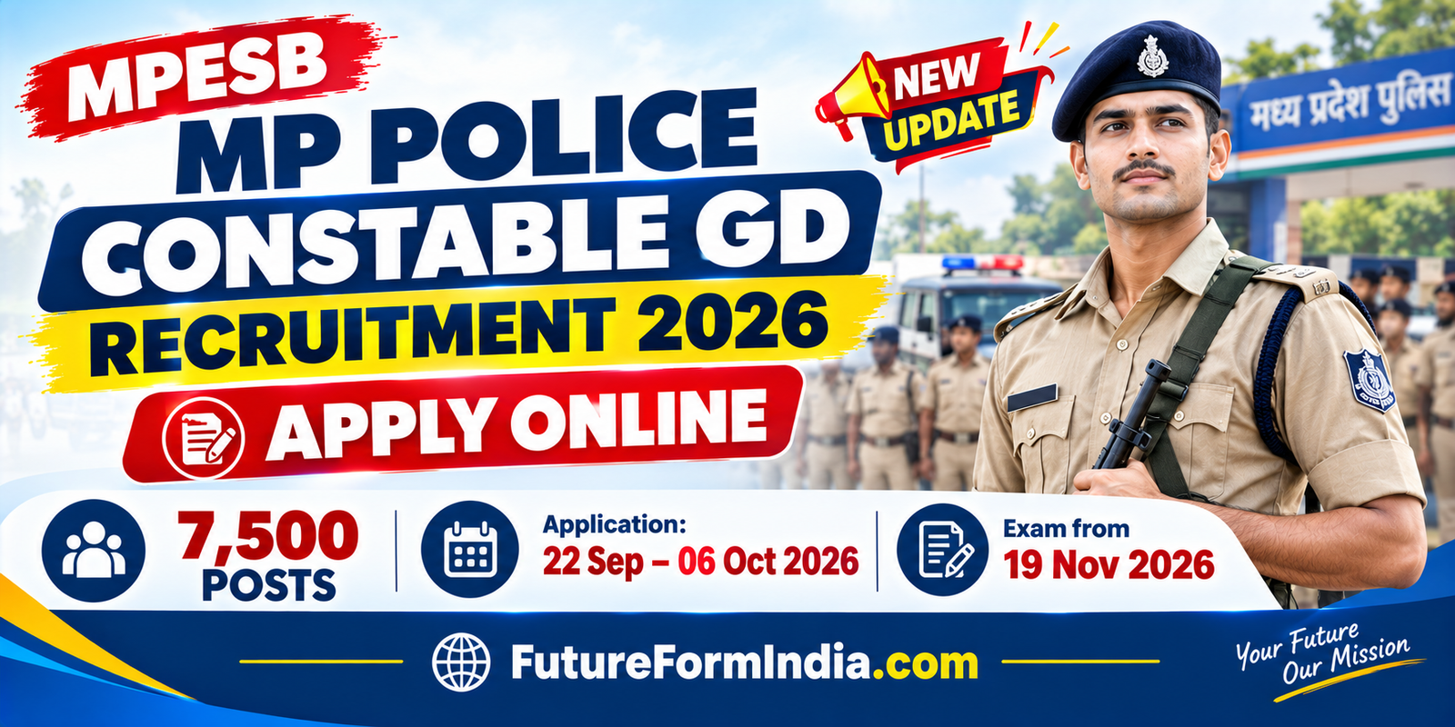 MPESB MP Police Constable GD Recruitment 2026 – Apply Online